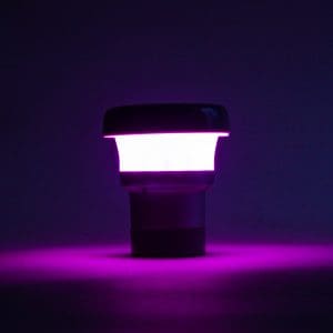 TablePoint lit in purple